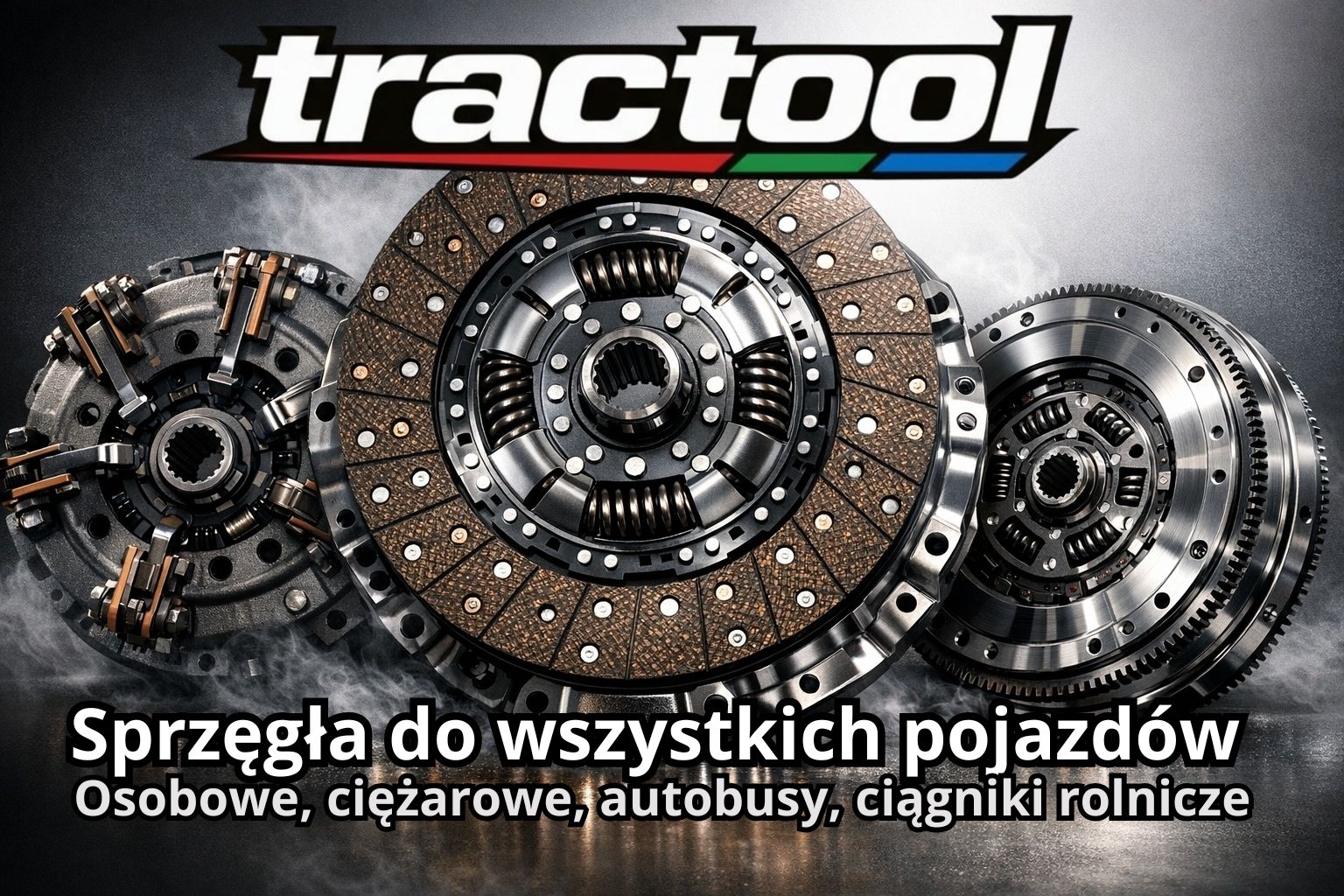 sklep specjalistyczny ze sprzęgłami do wszystkich pojazdów. Sprzęgła do ciągników rolniczych, samochodów osobowych i ciężarowych oraz autobusów -Tractool