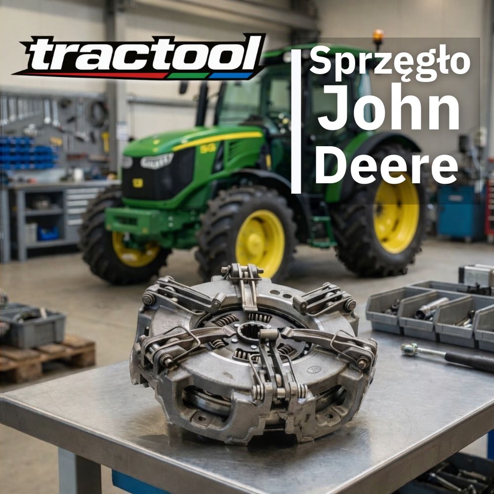 Wymiana sprzęgła w ciągniku John Deere 5G