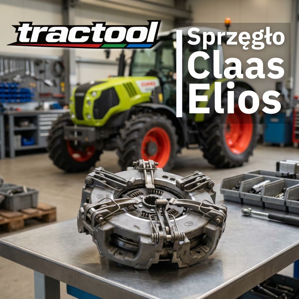 Wymiana sprzęgła w ciągniku Claas Elios