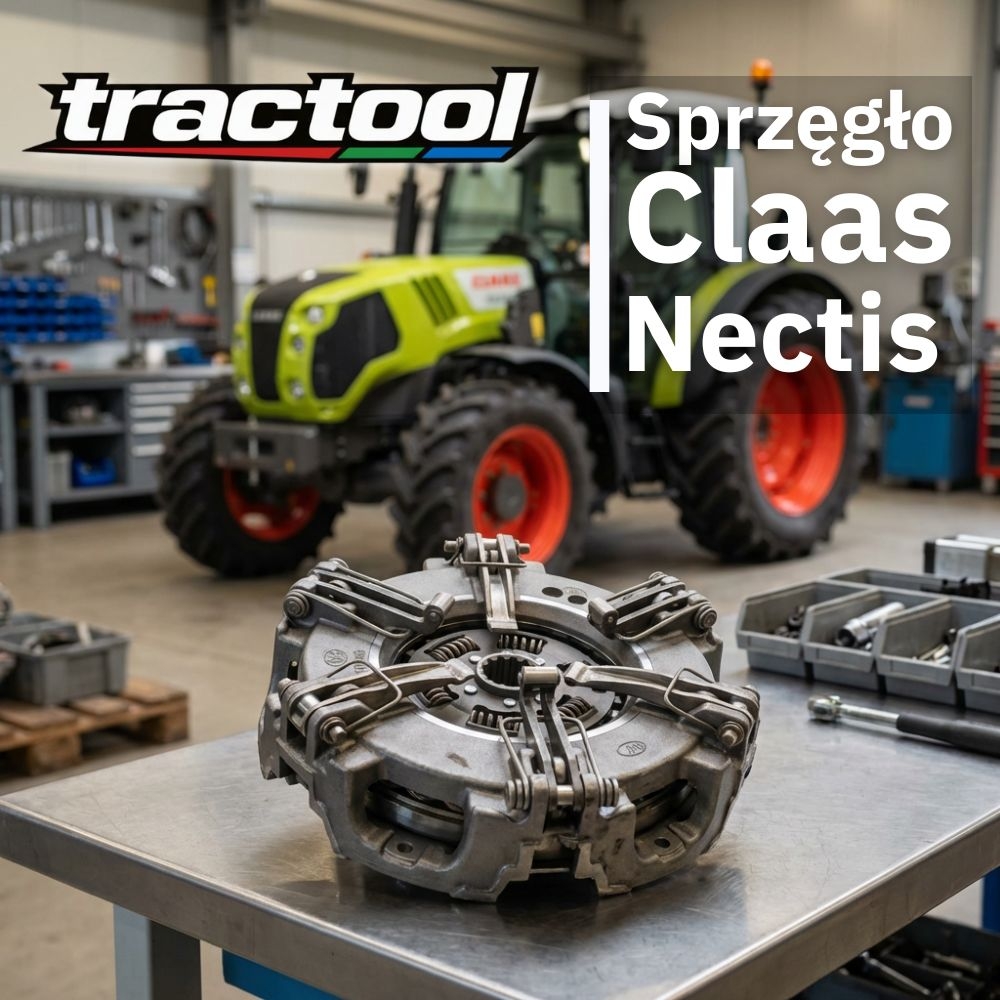 Wymiana sprzęgła w ciągniku Claas Nectis
