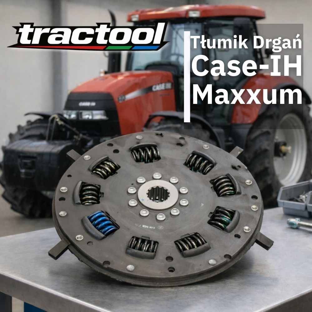 wymiana tłumika drgań skrętnych (damper) w ciagniku case maxxum